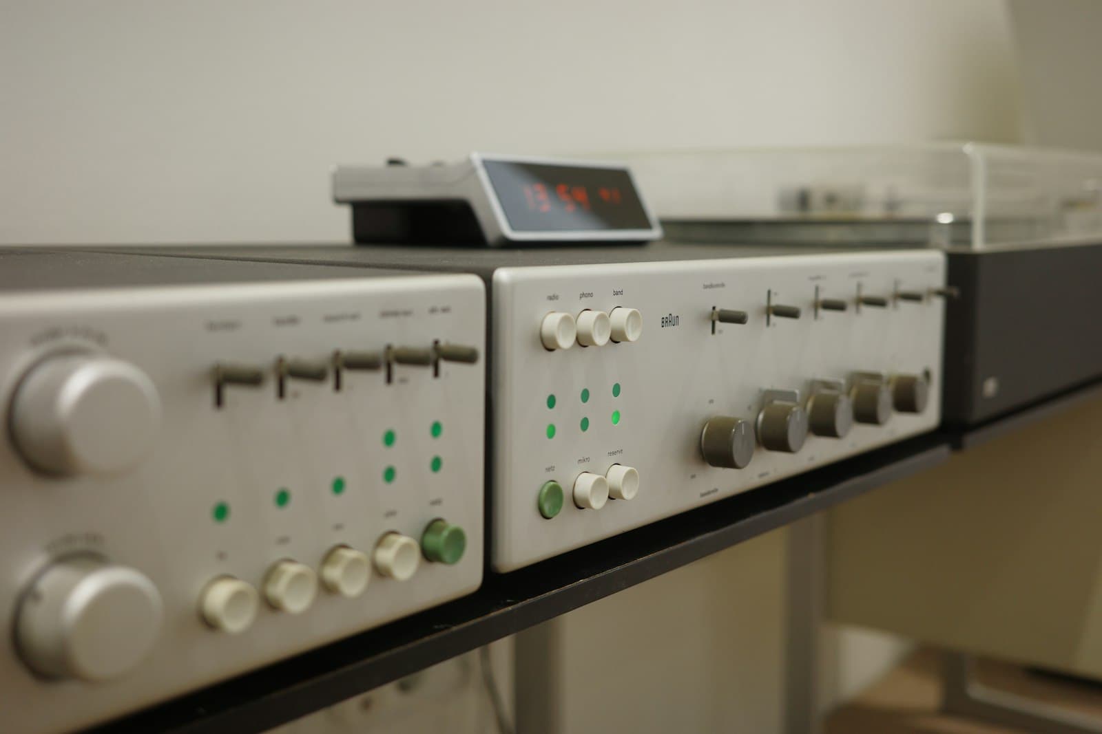 Braun audio stack, Tuner, amplifier, cassette