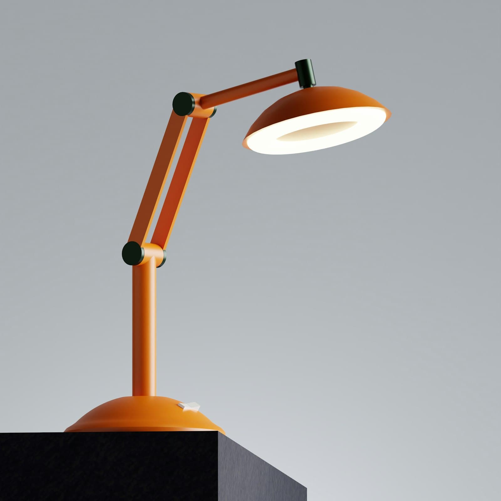 Articulated desk lamp, Two-arm, new cord